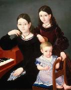 unknow artist The Children of Comte Louis Amedie de Barjerac USA oil painting artist